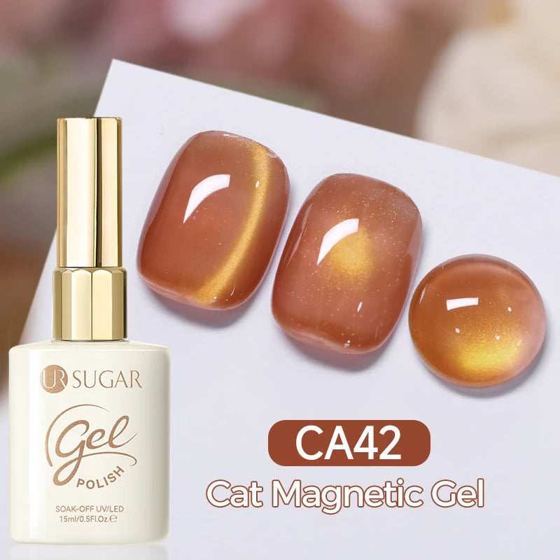 UR SUGAR 15ml Cat Magnetic Gel Nail Polish 30 Colors Semi Permanent Magnetic Gel UV/LED Soak Off Painting Vanrish Design