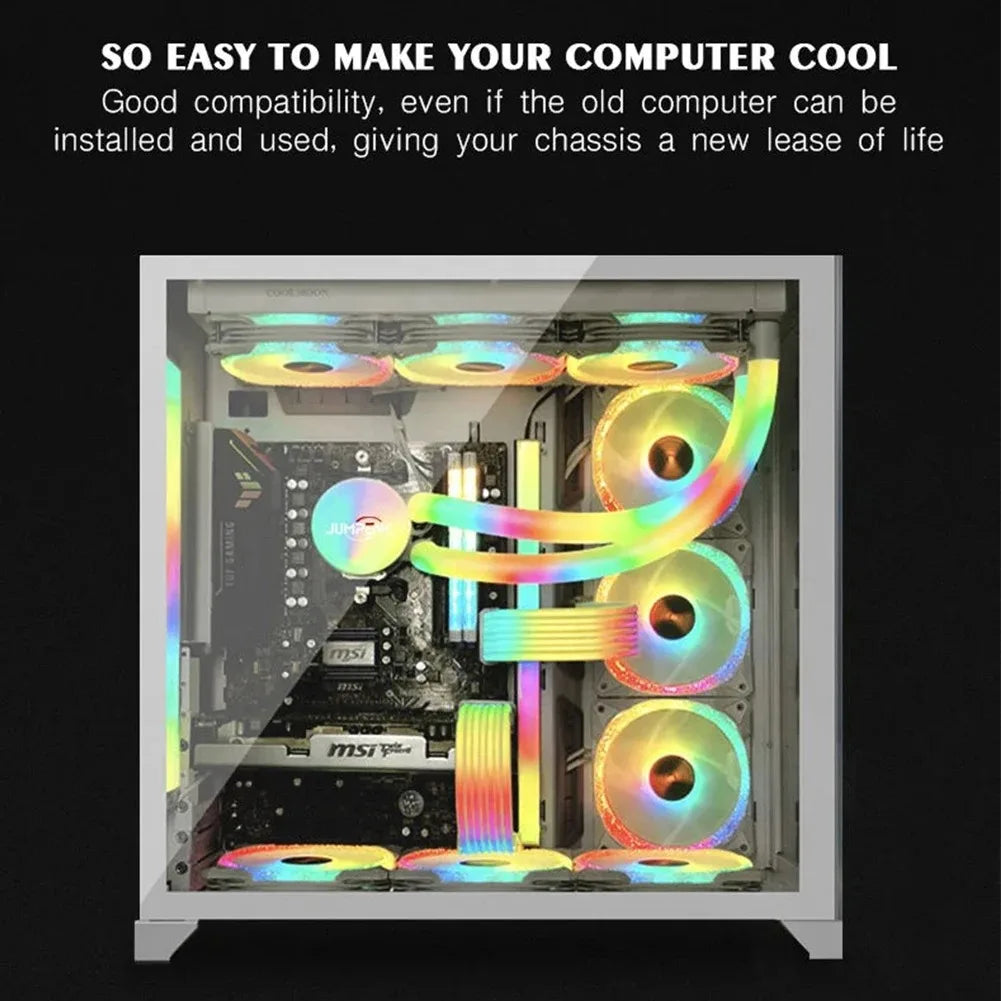 PC RGB Light Strip Suitable for PSU Cable PC RGB GPU Cable 5V 3Pin ARGB Sync PC Extension Cable for 6Pin 8Pin 12Pin 16Pin 24Pin