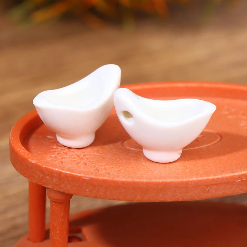 1 Pc 1:12 Dollhouse Miniature Ceramics Jar Seasoning Jar Kitchen Toy Dollhouse Home Decor