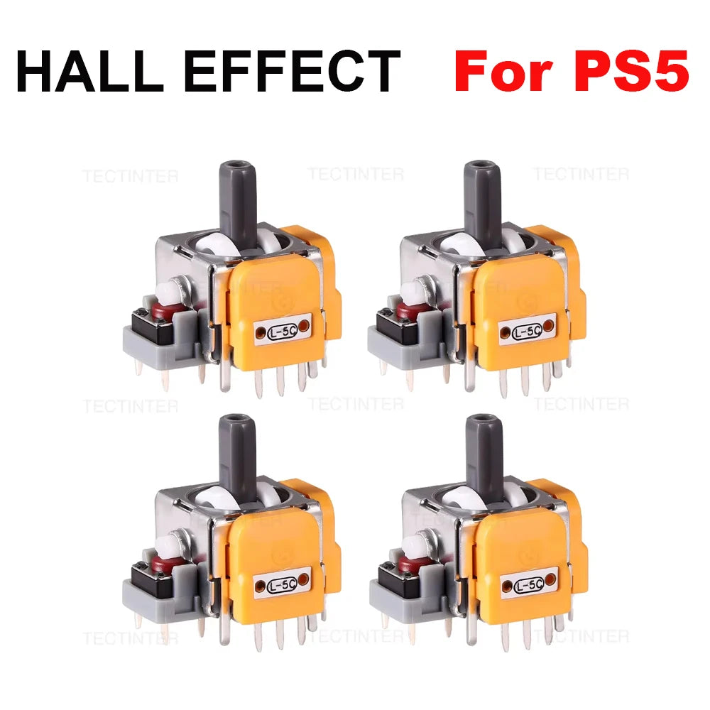 3D Analog Hall Effect Joystick For PS5/4/Slim/Pro Controller Gamepad Thumb Stick Replacement Repair Parts For PS4 Accessories