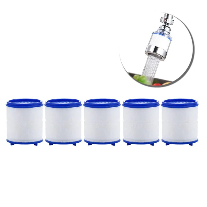 2/5/10PC Kitchen Faucet Filter Element Faucet Water Purifier Filter Bathroom Shower Remove Heavy Metal Chlorine Filtered