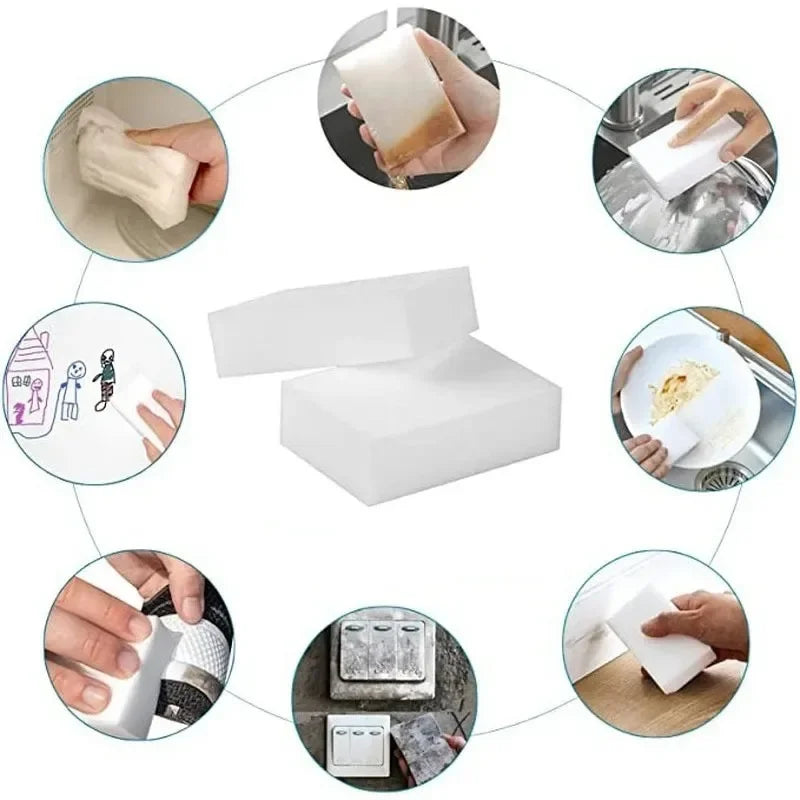 5/10/20Pcs 10*6*2cm Melamine Sponge Magic Sponge Eraser Eraser Cleaner Cleaning Sponges for Kitchen Bathroom Cleaning Tools