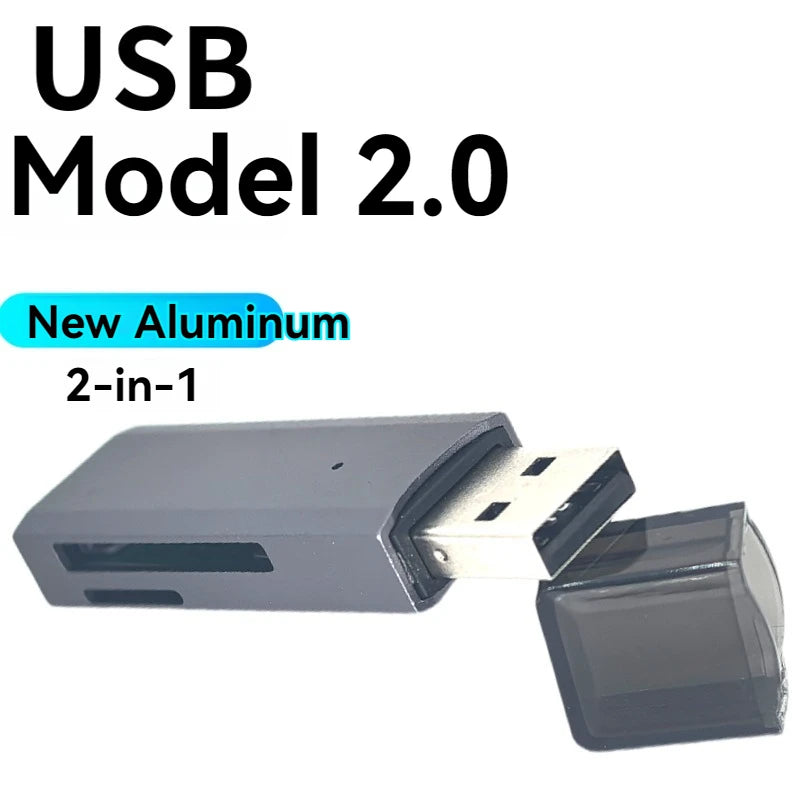 2-in-1 Multi Functional  USB 3.0 Card ReaderMiniSD TFMemoryCardReaderUSBFlashDrive CardreaderAdapter For PCLaptops Accessories