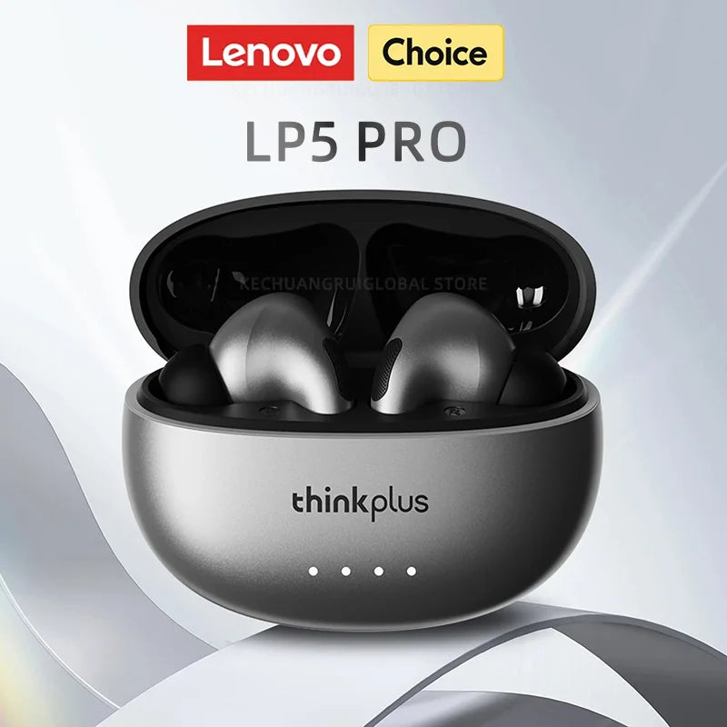 Lenovo LP5 PRO Wireless Bluetooth 5.4 Earphones TWS HiFi Sound Headphones Gaming Sports Earbuds LP5Pro Headset with Mic 2026