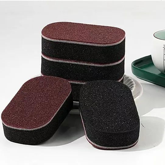 10/5/1Pc Kitchen Dishwashing Sponge Soft Absorbent Clean Rub Pot Rust Scouring Pad Removing Kits Household Cleaning Brush Sponge
