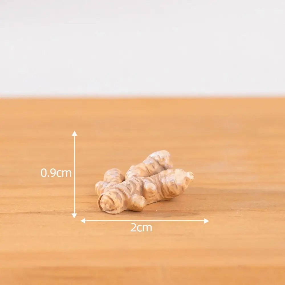 Mini Vegetable Figurines Resin Garlic Red Pepper Lettuce Cucumbers Pumpkin Ginger Baskets Diy Dollhouse Kitchen Vegetable Model