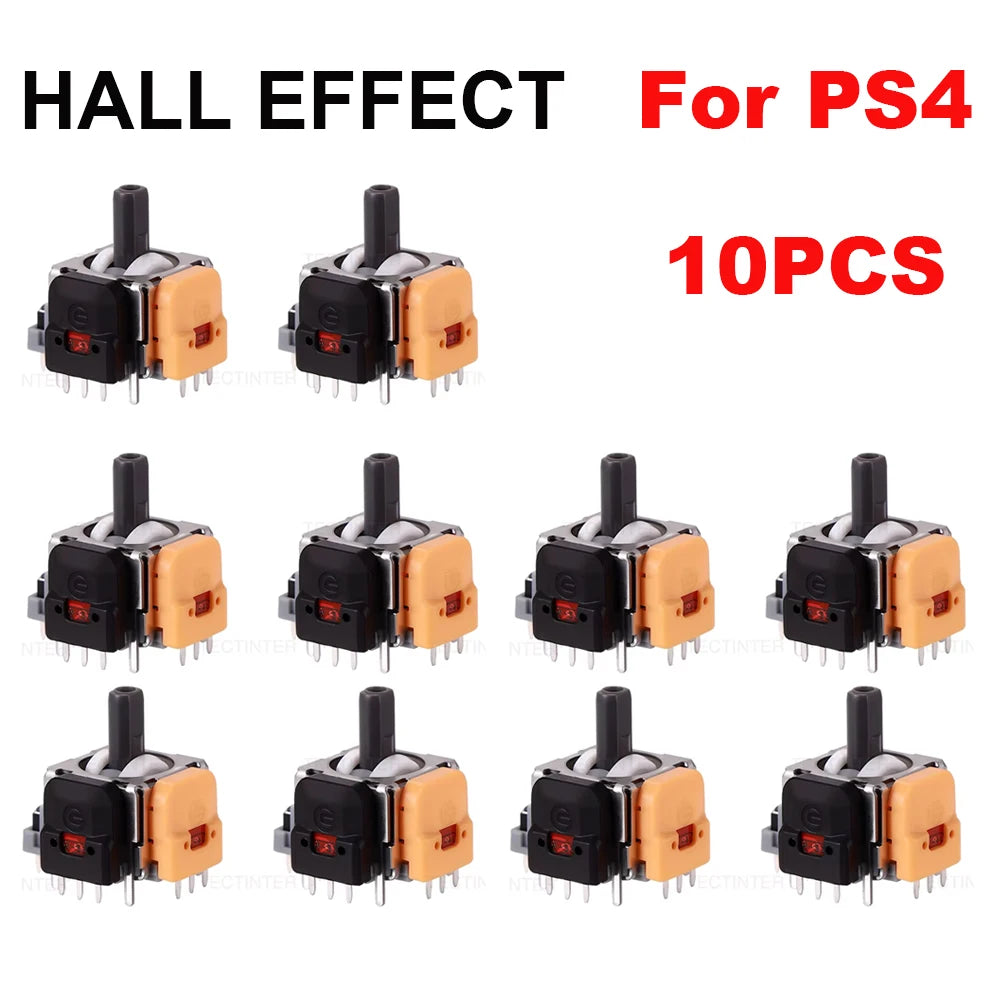 3D Analog Hall Effect Joystick For PS5/4/Slim/Pro Controller Gamepad Thumb Stick Replacement Repair Parts For PS4 Accessories