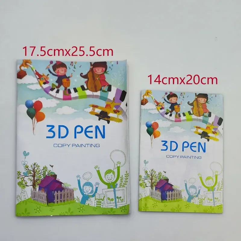 Patterns for 3D Pens: Painting book, Graphic Templates & Painting Tutorials  with Double-Sided Printing and PVC Transparent Plat