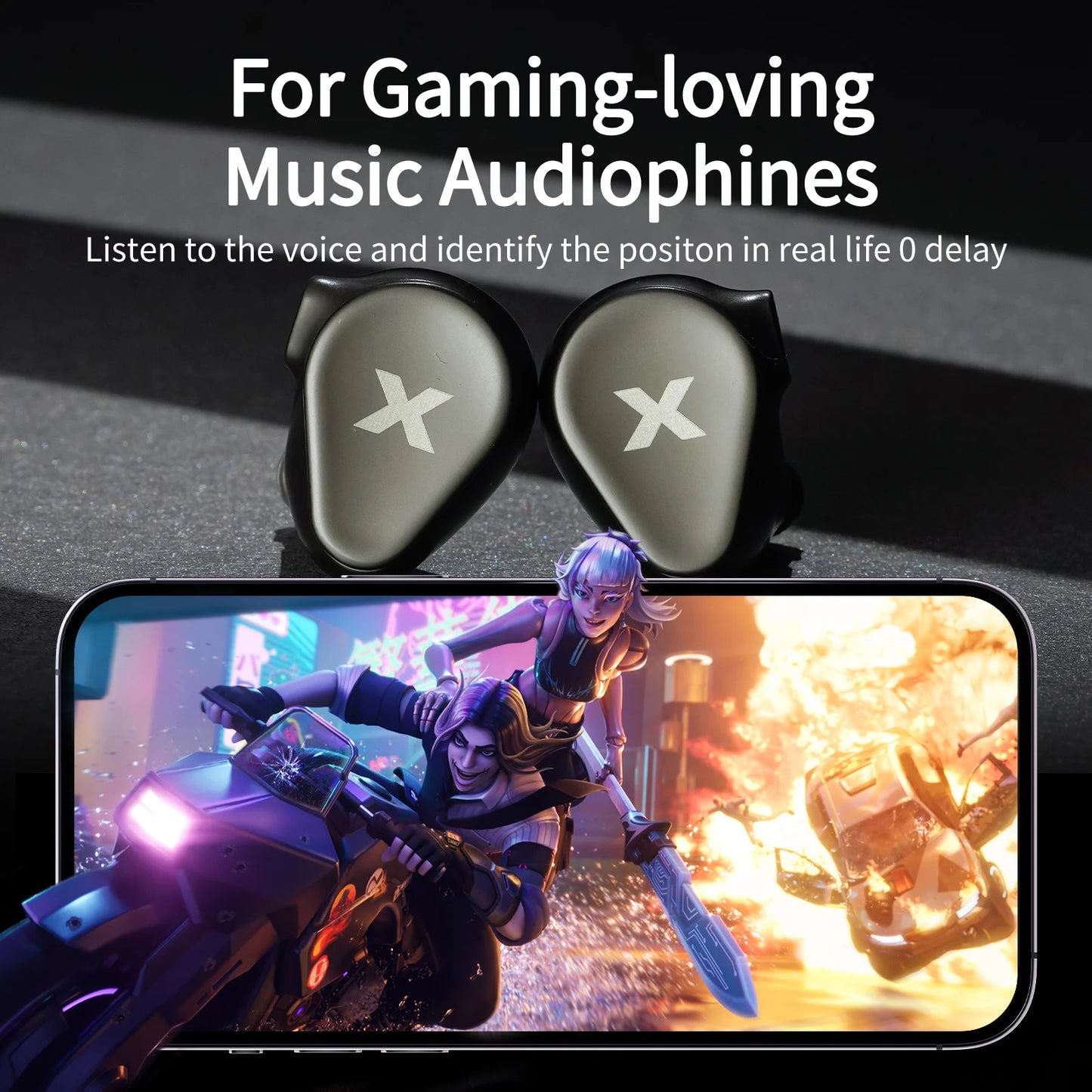 DUNU Titan X HiFi IEM Earphones Dual Magnetic Dynamic Driver Metal Alloy Housing 3.5mm/TypeC Mic Earbuds For Audiophile Gaming