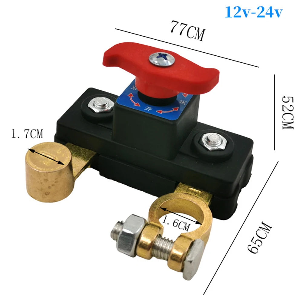 12V  Car Battery  Cut Off Switch Disconnect  Isolator Cut-off Power Cutoff  Switch Circuit Breaker Parts  For Car/Rv/Boat