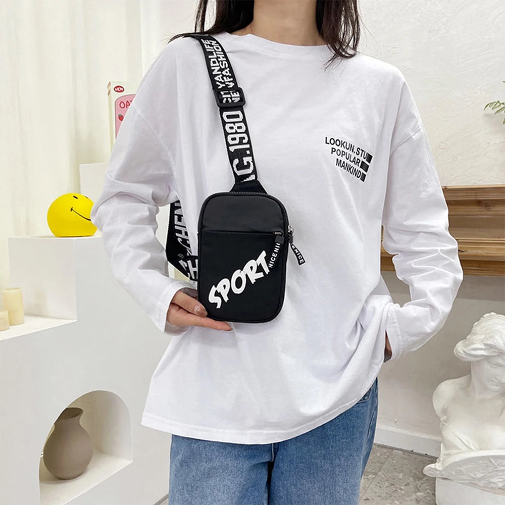 Man's Messenger Bag Men's Shoulder Bag INS Trend Small Backpack Mobile Phone Square Bag Crossbody Bags Organizer Bag