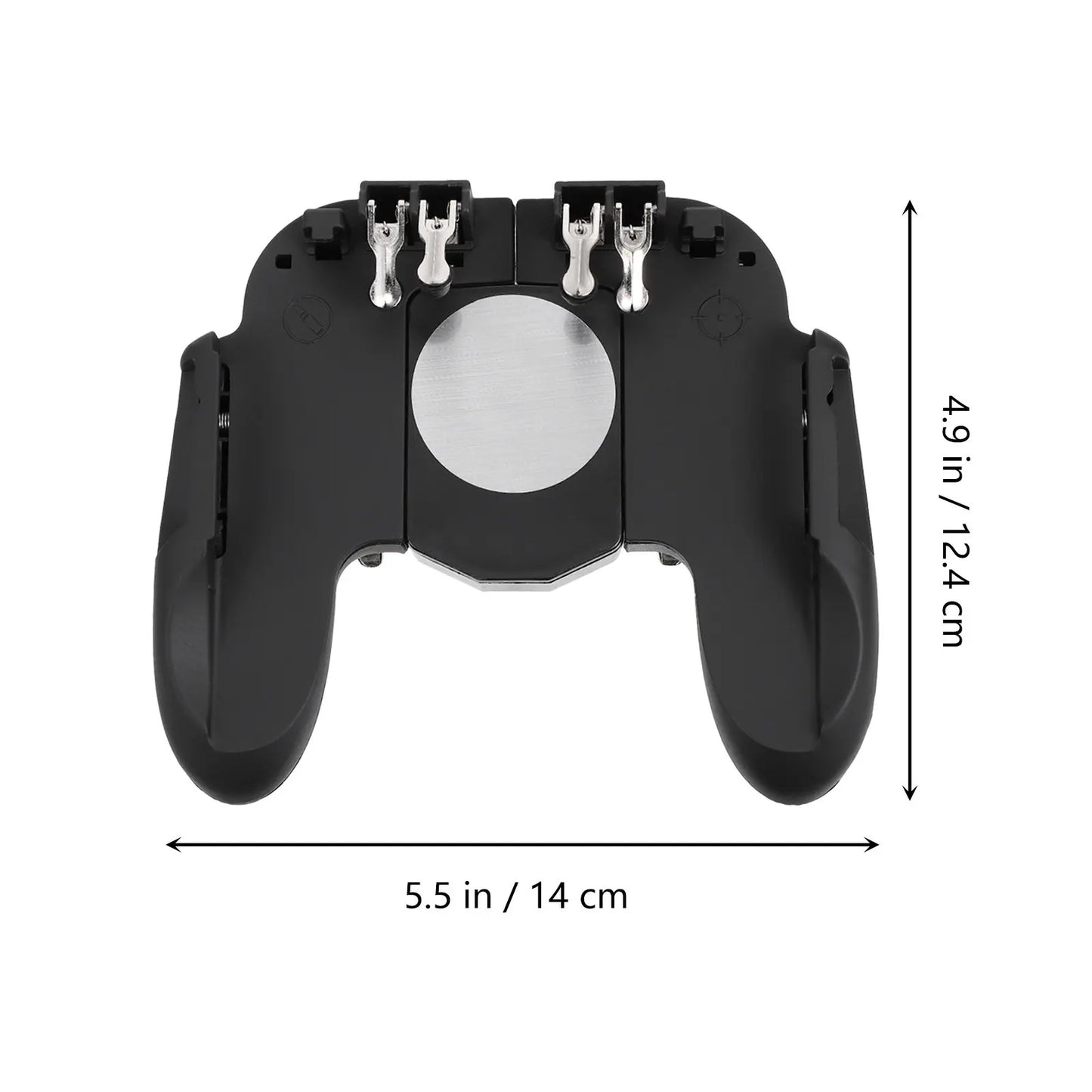 Mobile Game Controller Phone Game Trigger Adjustable Six-Finger Linkage Portable Grip Stable Gamepad for Phone