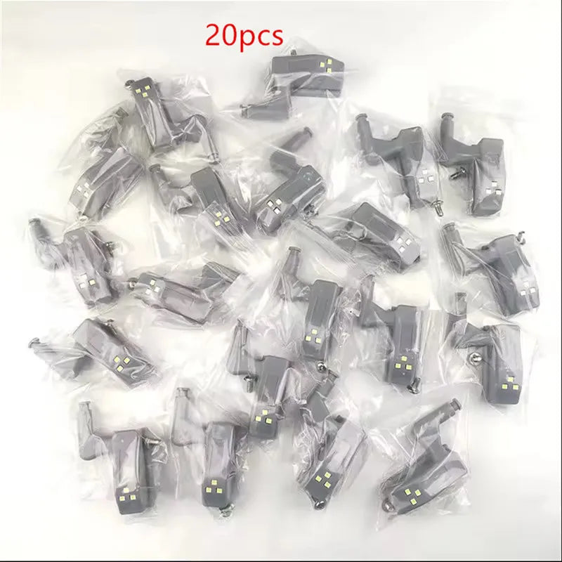 Universal 0.25W Kitchen Cabinet Cupboard Closet Wardrobe Inner Furniture Hinges LED Light System