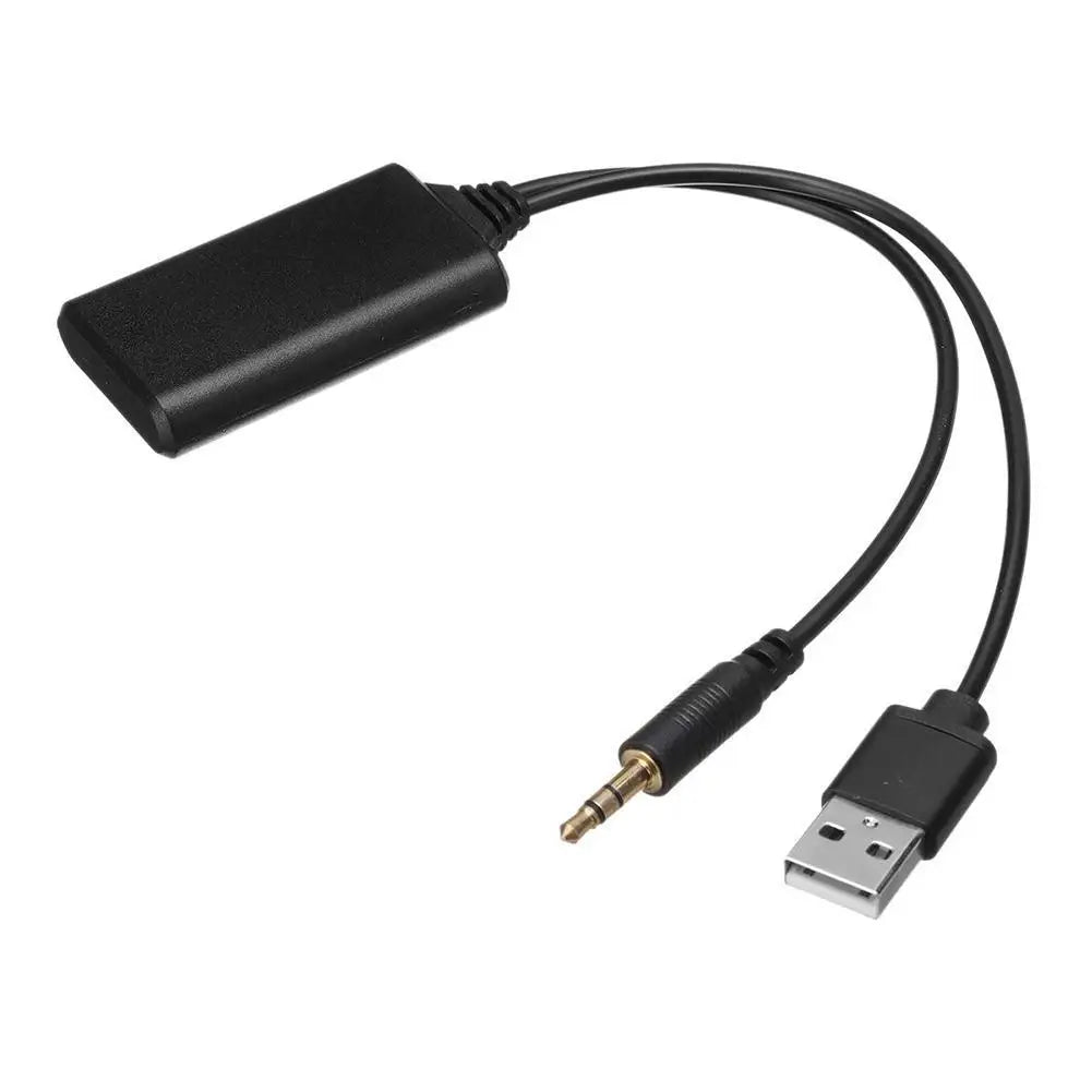 High Quality Universal Car 5V bluetooth Module Adapter Stereo Cable AUX-IN 3.5MM Jack Wireless Radio Adapter Aux USB