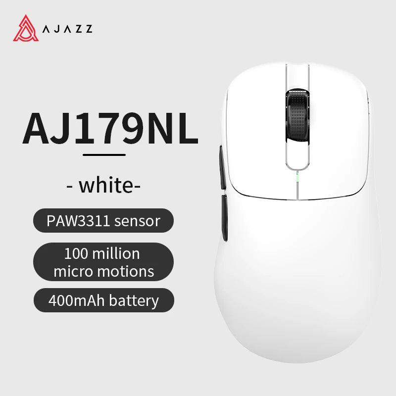 AJAZZ AJ179 Lightweight Wired And Wireless Mouse Ergonomic Macro Gaming Mouse Suitable For Personal Computers And Laptops