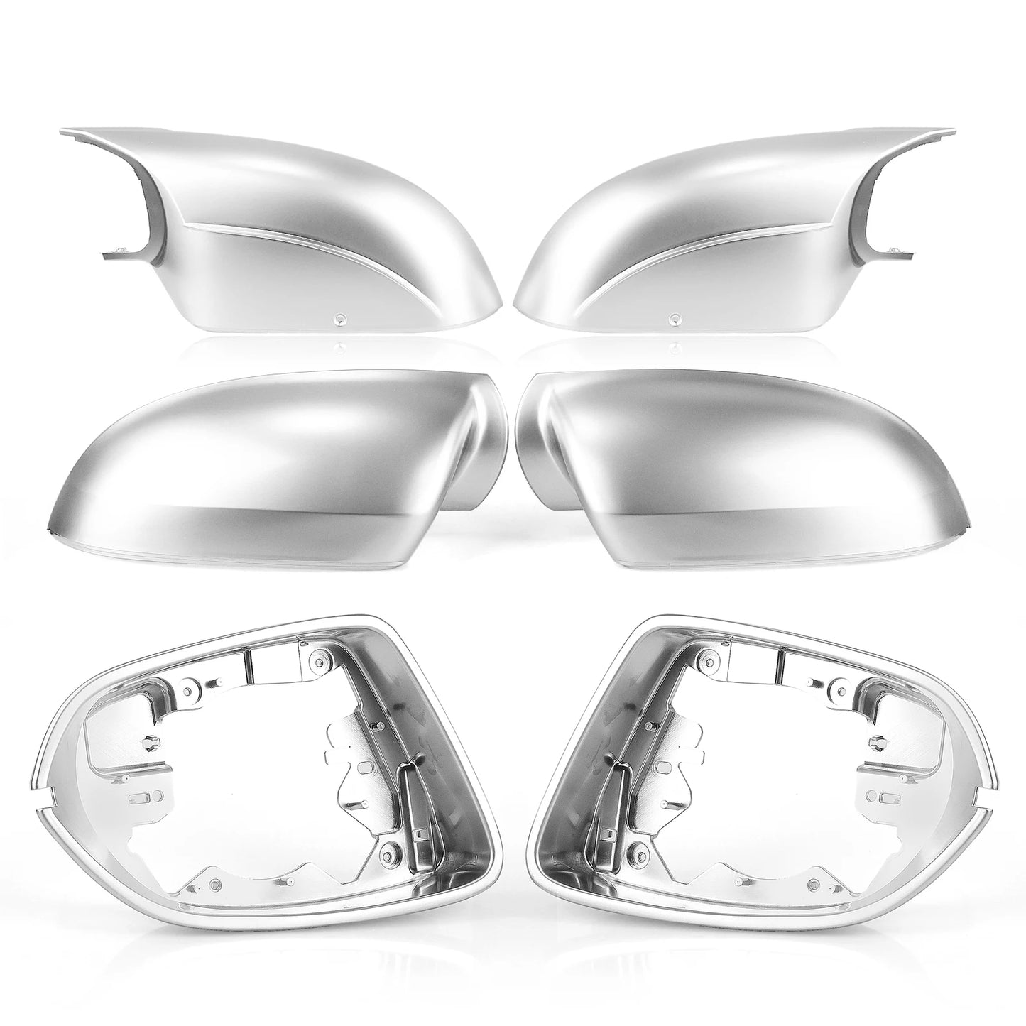 For Audi A8 D4 2010 2011 2012 2013 2014 2015 2016 2017 Rear View Mirror Cover Assembly Exterior Rearview Shell Replacement Kit