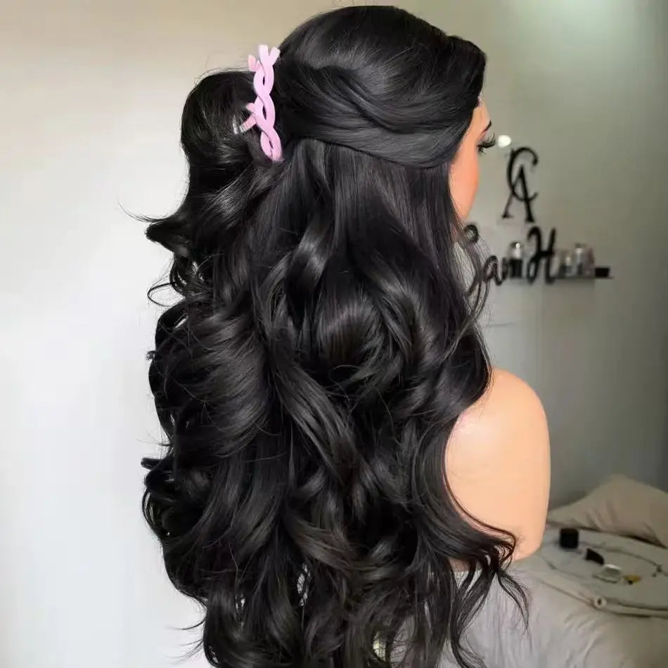 100% Human Hair Wigs 250 Density 5x5 Glueless Lace Frontal Wigs for Women Body Wave 13x4 Lace Frontal Remy  Human Hair Wig 13x6 HD Transparent Lace Front Human Hair Wig 40 Inch Pre Plucked