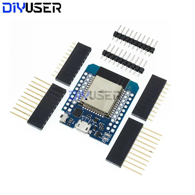 For Wemos Mini D1 ESP8266 ESP32 ESP-32S WIFI Bluetooth CP2104 Development Board Module With Pins