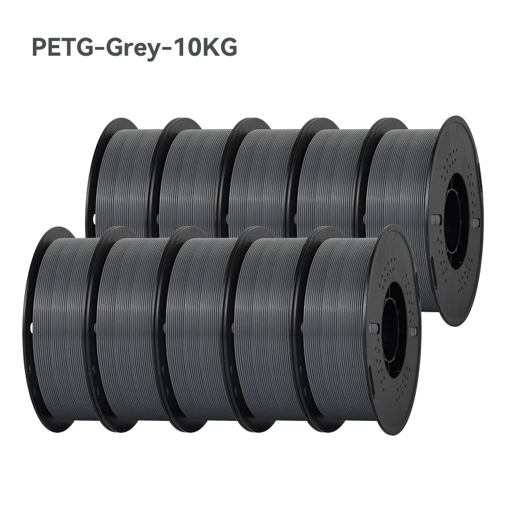 10KG 1.75mm PETG Filament Tangle-Free, High Quality 3D Printing Eco-friendly Plastic Consumables 22LBS, Vacuum Packaging 3D Printing