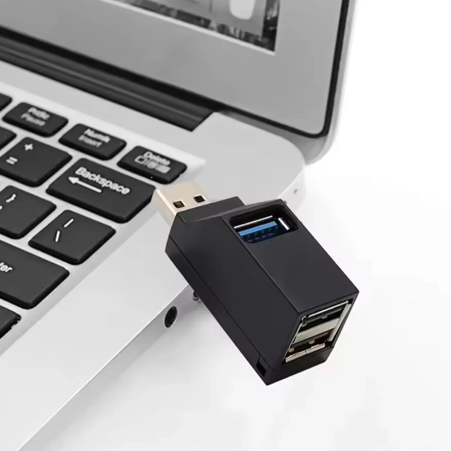 USB 3.0 HUB Adapter Extender Mini Splitter Box 1 to 3 Ports High Speed USB 2.0 For PC Laptop U Disk Card Reader