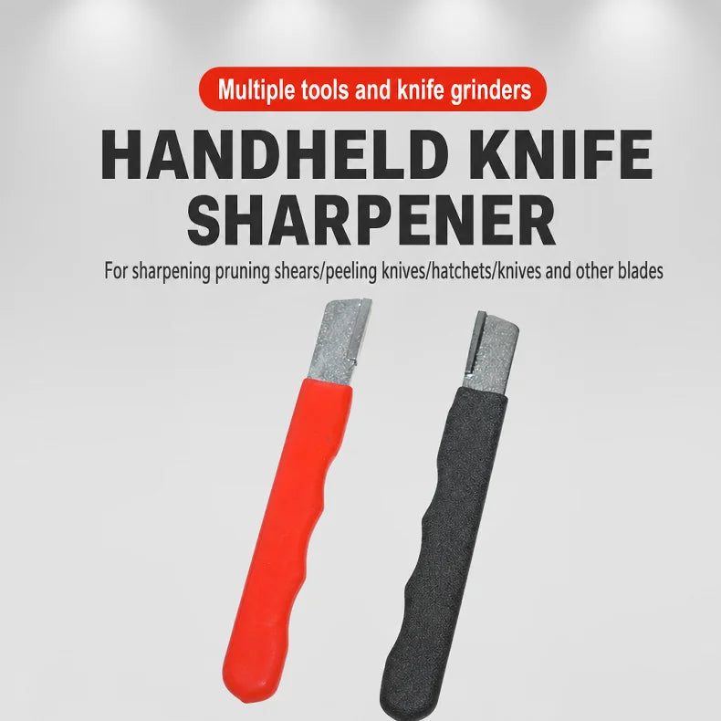 Manual Knife Scissors Sharpener Portable Quick Sharpening Tool for Home Kitchen Garden Pruning Shears Blade Sharpening Accessory