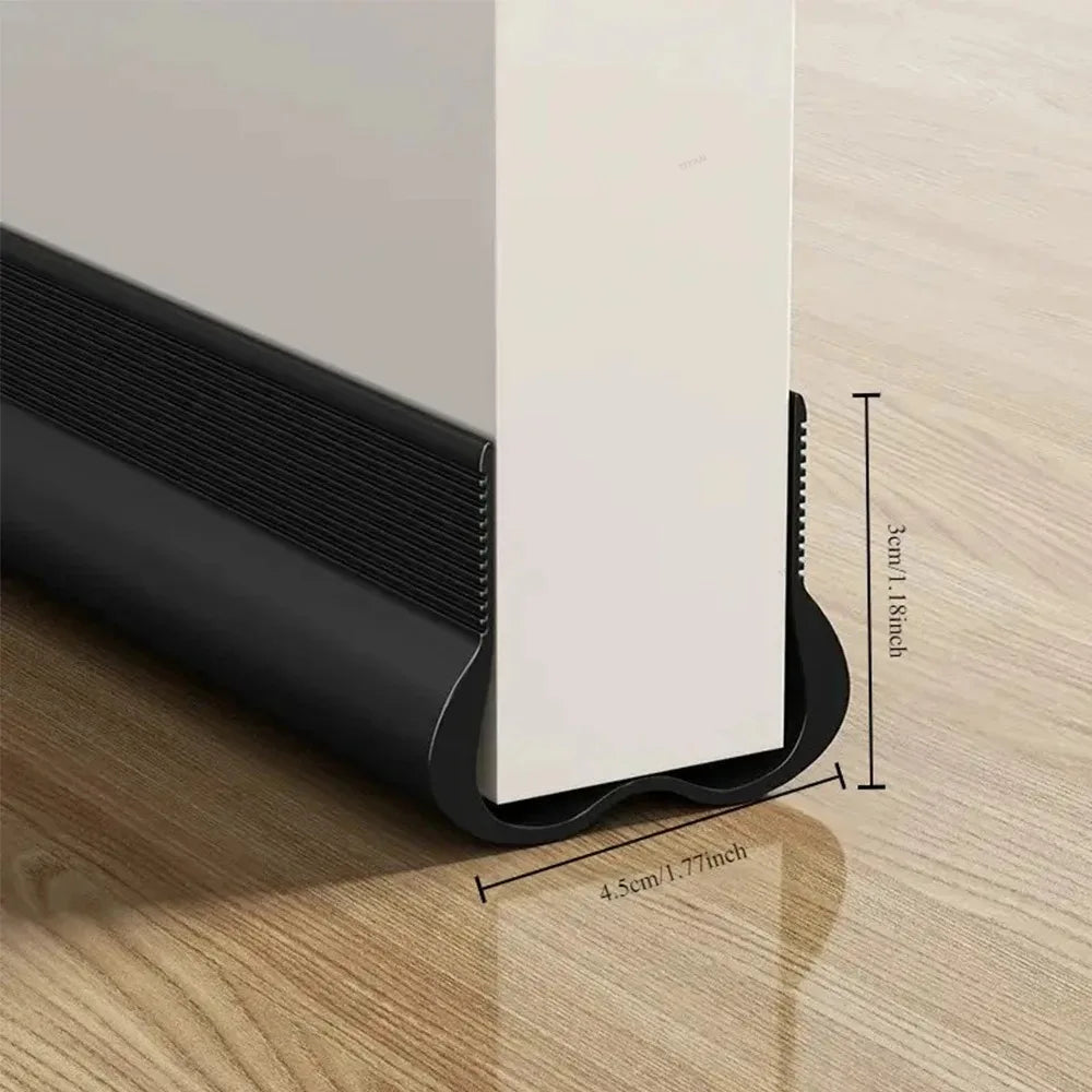 PVC Flexible Door Bottom Sealing Strip Weatherproof Draft Stopper Gasket Window Insulation Guard for Home Draft Prevention