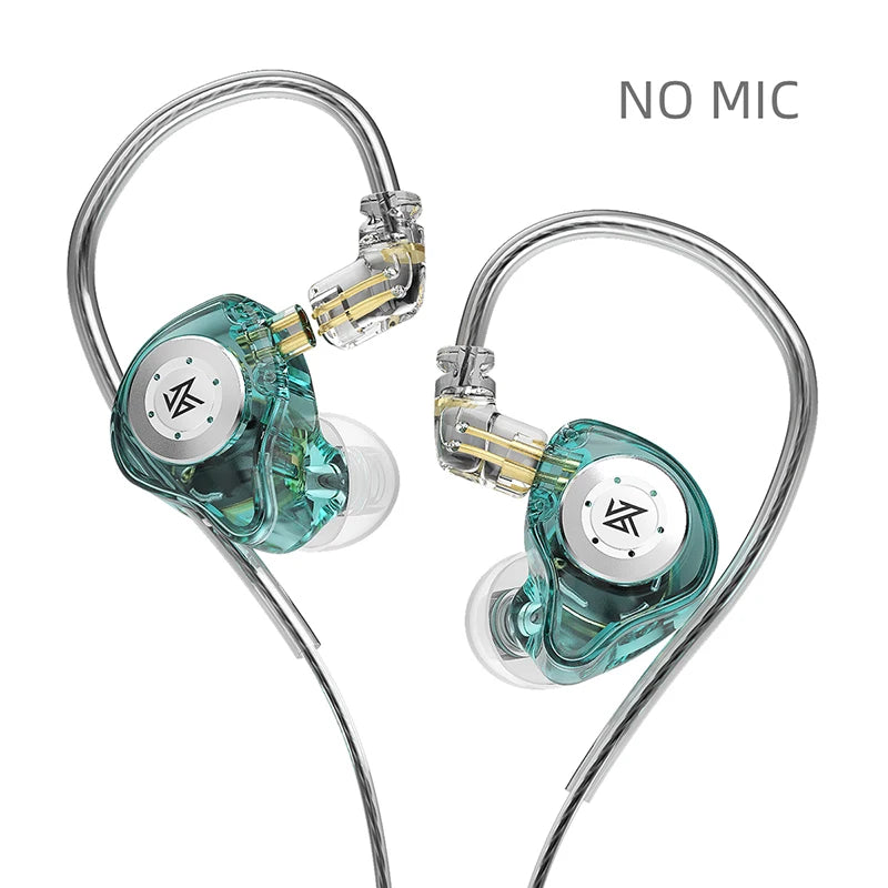 KZ EDX PRO Headphone Metal Wired Earphone HiFi Bass Music DJ Earbuds In Ear Monitor Game Headset With Microphone Audifonos