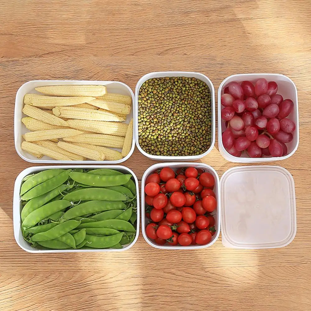 700/900/1000/1400ml Plastic Lunch Box Microwave Oven Safe Bento Food Container Stackable Picnic Fruit Food Storage Kitchen Tools