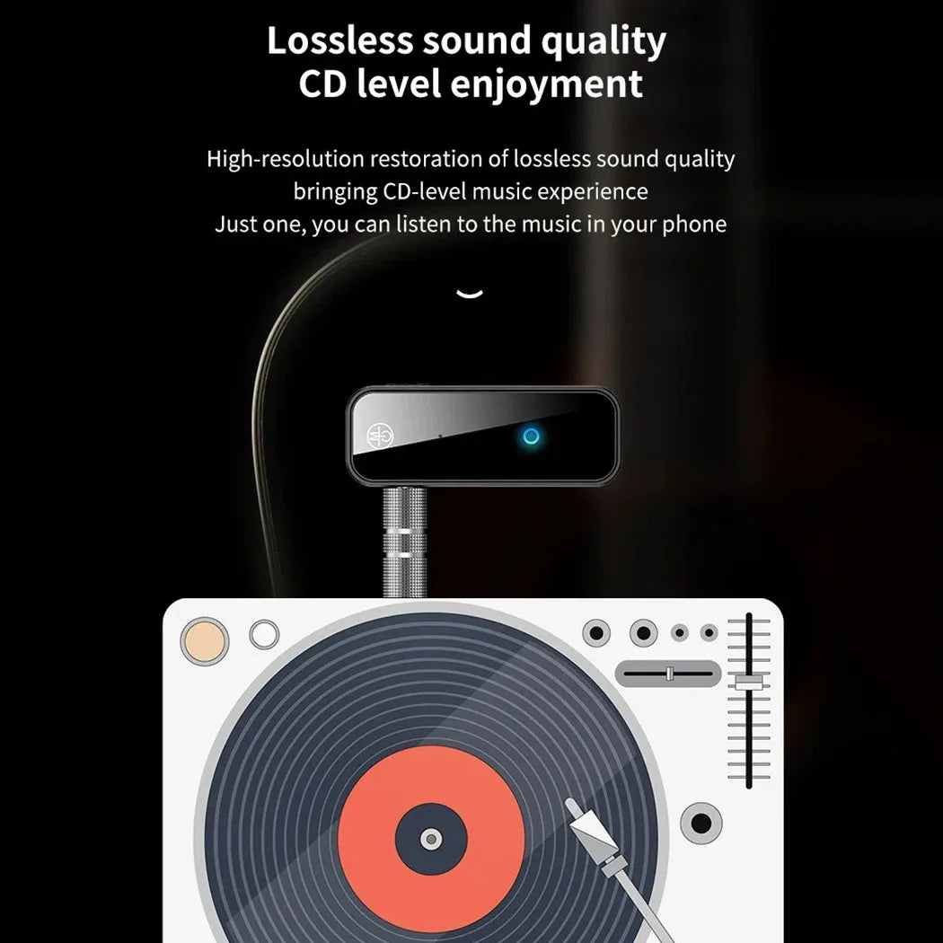 Bluetooth 6.0 Audio Receiver Transmitter Handfree Call 3.5mm AUX Jack USB Dongle Stereo Music Wireless Adapter For TV PC Car Kit