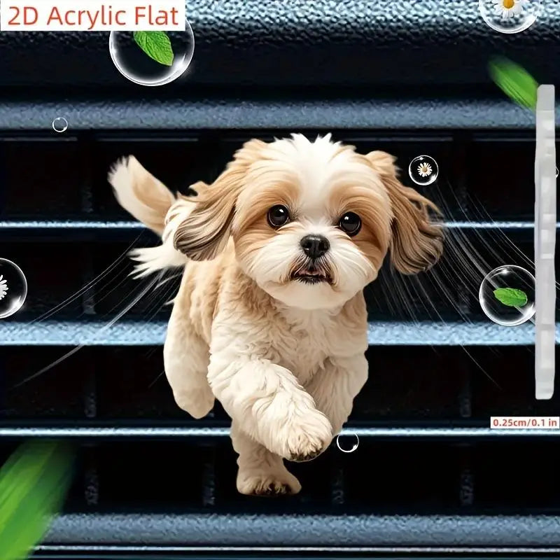 2D Diffuser Vent Outlet Perfume Clips for Aromatherapy, Air Freshener and Car Interior Decoration