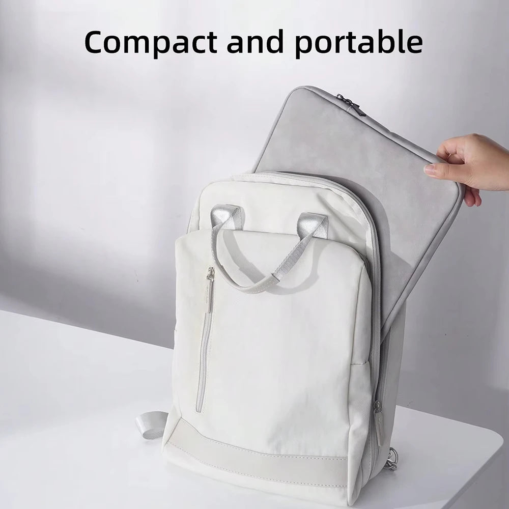 PU Sheepskin Leather Fabric Waterproof Leather 9.7-15.6 inch Tablet PC Carrying Case Protective Notebook Shockproof Cover