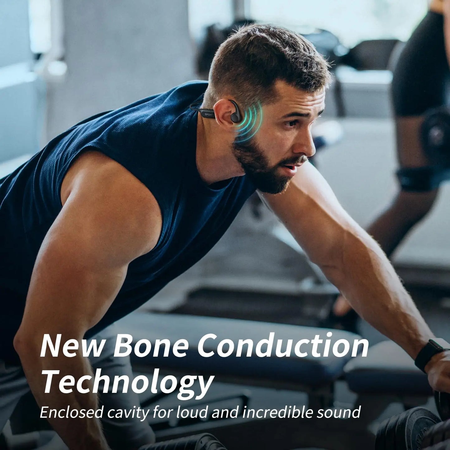 Wireless Earphones for shokz open Sports Bone Conduction Bluetooth IPX8 Waterproof Headphones With 32G RAM Mp3 Music Headset