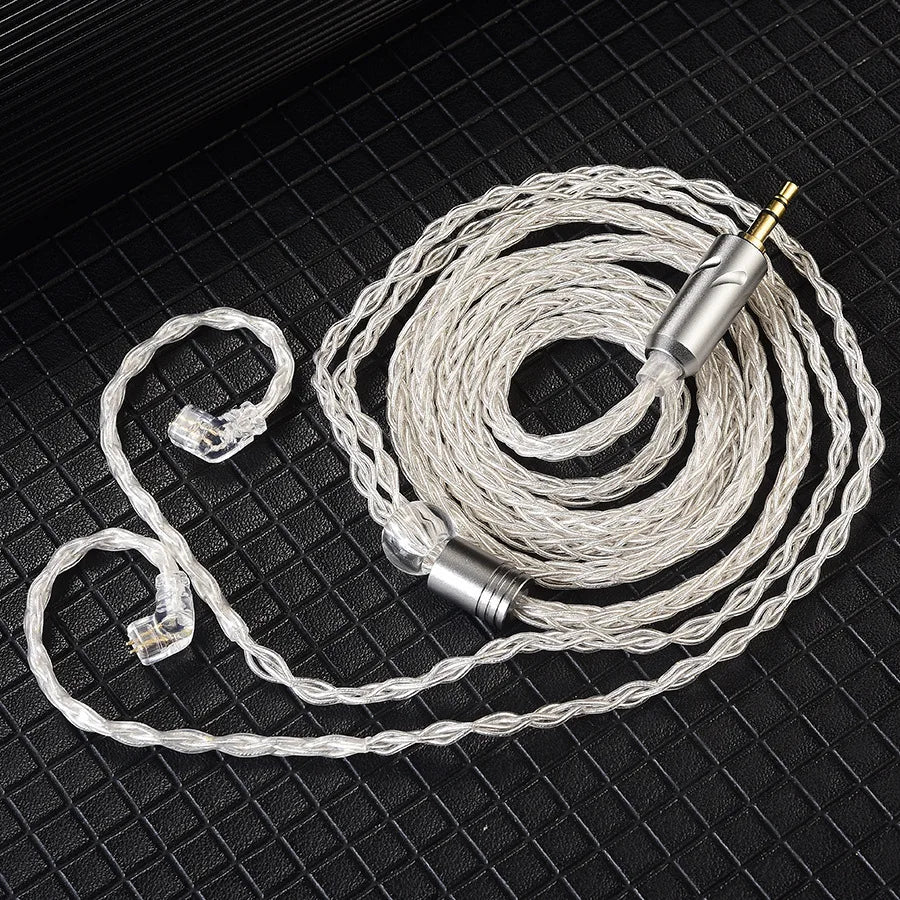QKZ T1 Earphone Update Cable 3.5mm Jack QDC 0.75mm Connector Wired Headphones For ZXN ZXT VK4 ZX2 ZAX2 KZ EDX ZSN Pro X TRN MT1
