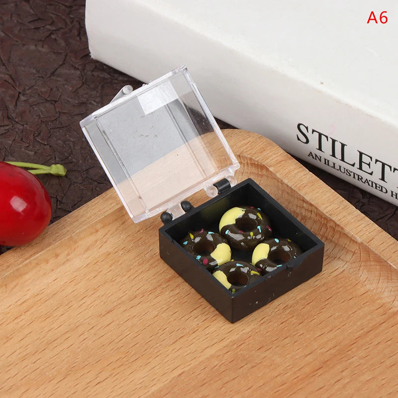 1/12 Dollhouse Miniature Accessories Mini Metal Cooking Pot with Food Simulation Kitchen Kitchenware Model Toy Doll House Decor