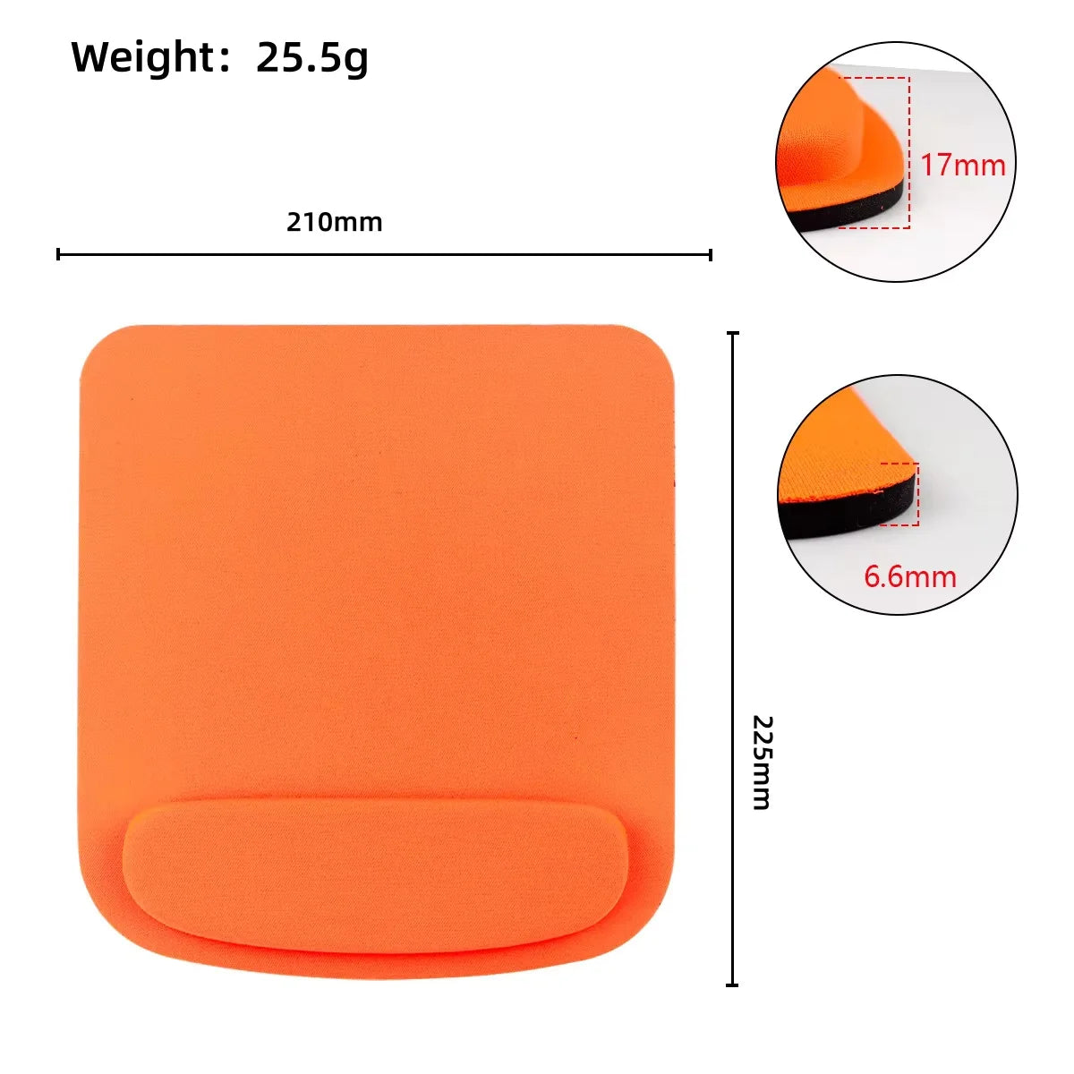 Computer Game Mouse Pad Environmental Eva Ergonomic Mousepad Wrist Pad Solid Color Comfortable Mouse Mats For Office Accessories