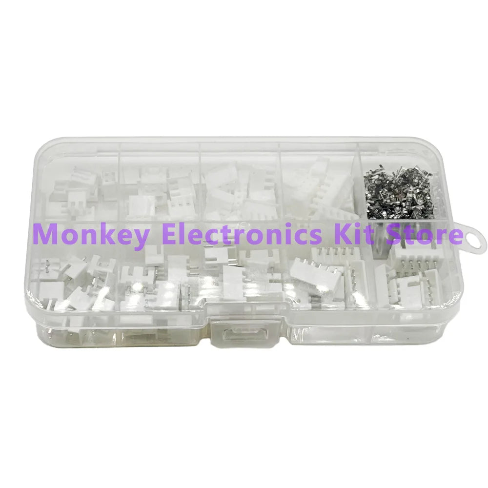 230 Pieces 2/3/4/5p Male and Female Pin Terminal Kit Housing Pin Header  XH-2.54 4Value Connectors Adaptor