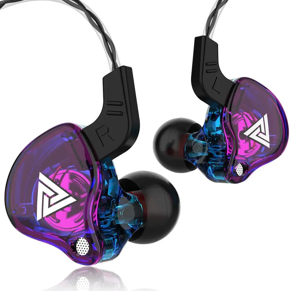 AK6 Gaming Earbuds with Mic Universal 3.5mm Jack HiFi Sport Headphones in Ear Earphones for Running Stereo Bass Music Headset