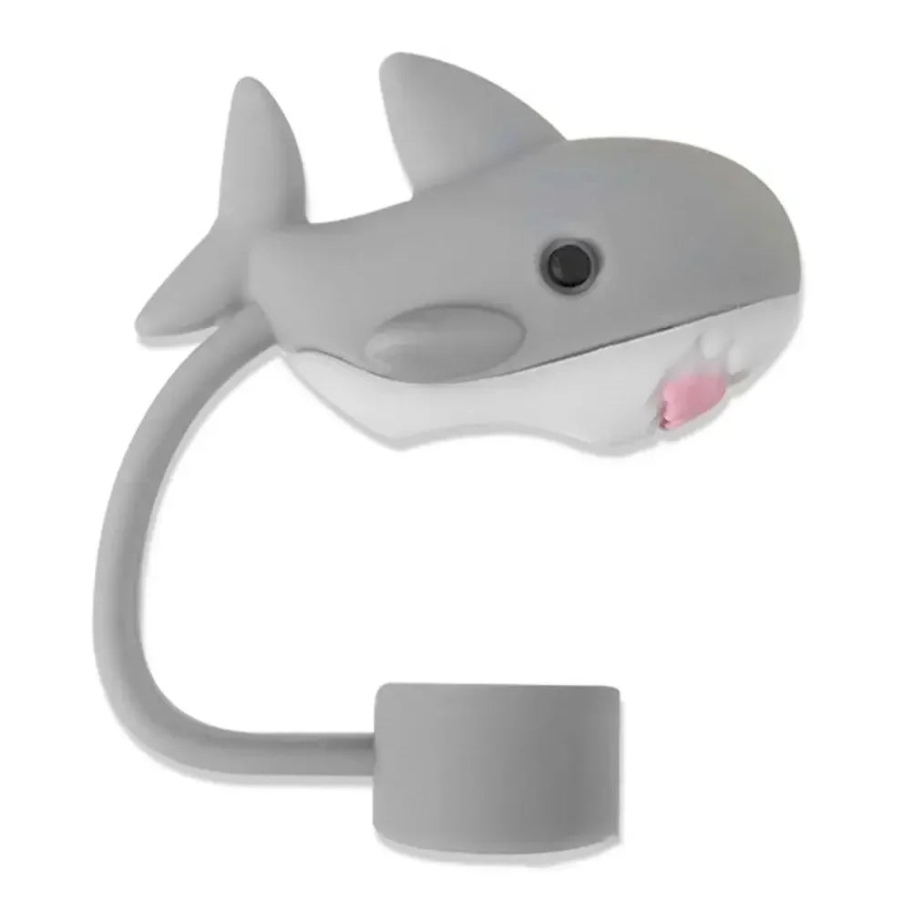 1PC Silicone Straw Plug Splash Proof Drinking Dust Cap Dust-proof Straw Tips Cover Cup Accessory Kitchen Tool Creative Reusable