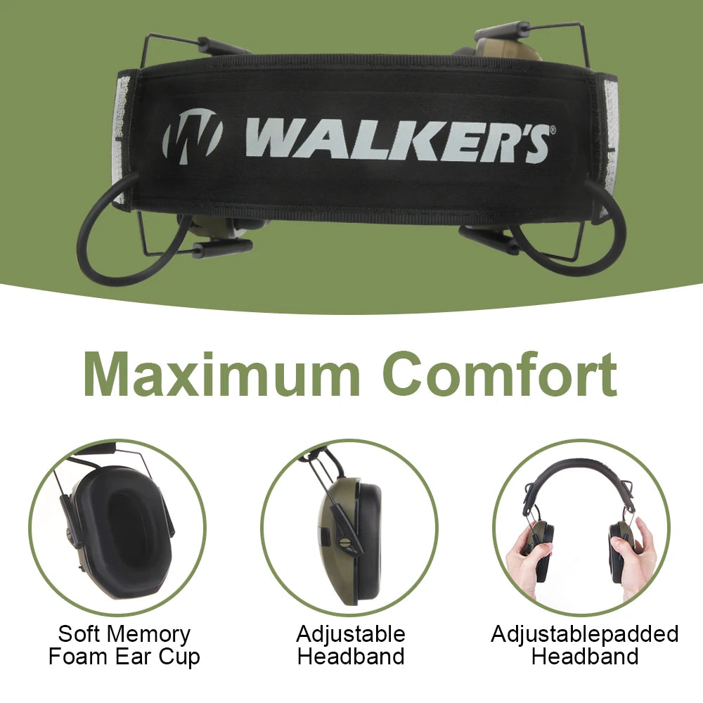 Outdoor hunting/shooting earmuffs actively reduce noise to protect hearing, train tactical headphones to strengthen human voice