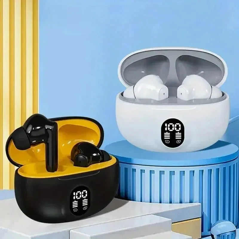 Wireless Headsets Bluetooth Earphone Wireless Earbuds LED Power Display Sport Headphone with Mic for Smart Phone