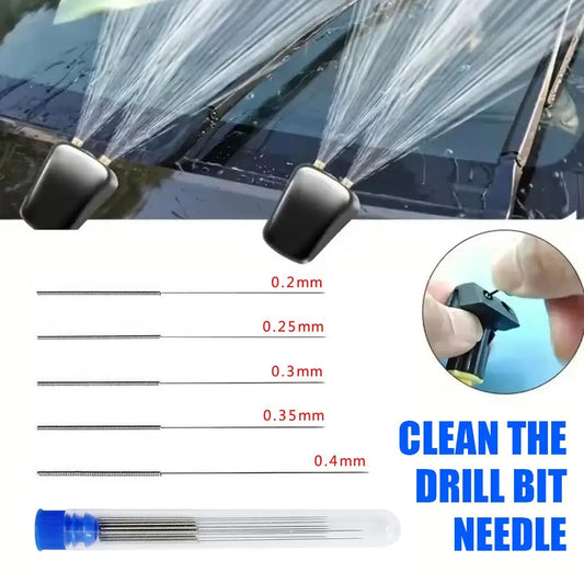 Upgrade 10pcs Cleaning Nozzle Tool Kit - Windshield Wiper, 3D Printer Head, Gas Stove Vent, Showerhead Needle Tube Brush