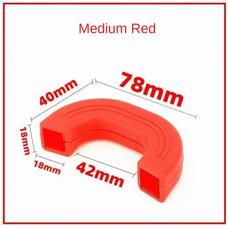 Silicone Anti-Scald Pot Handle Protectors Non-Slip Pot Clip Sleeves Heat Resistant Oven Gloves Kitchen Cookware Holders