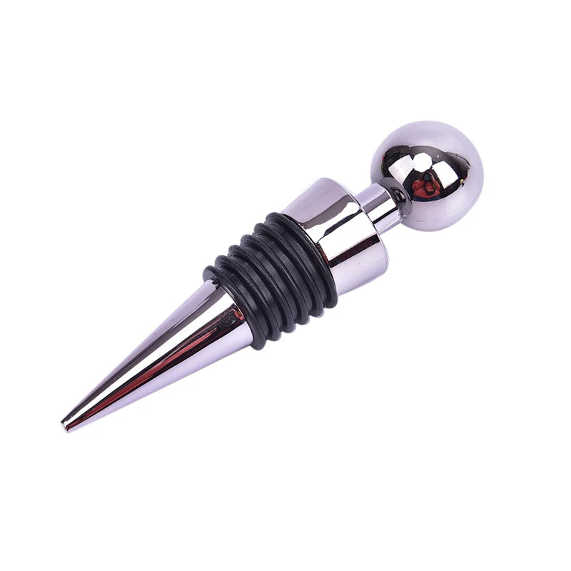 1 Piece Bottle Stopper Heart Shaped Red Wine Champagne Wine Bottle Stopper Wedding Gifts Bottle Cover Kitchen Accessories