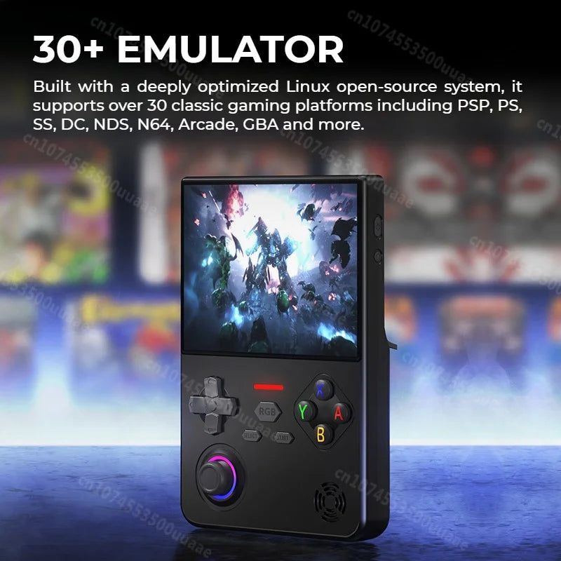 GUSGU H7 128GB Handheld Game Console Open Source Linux System 4.5" IPS Screen Portable Pocket Retro Video Game Player