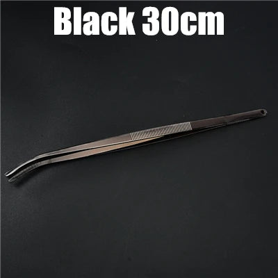 Stainless Steel Kitchen & Bar Tweezer Food Tongs Kitchen Cooking Medical Tweezer Copper/Gold/Black Plated