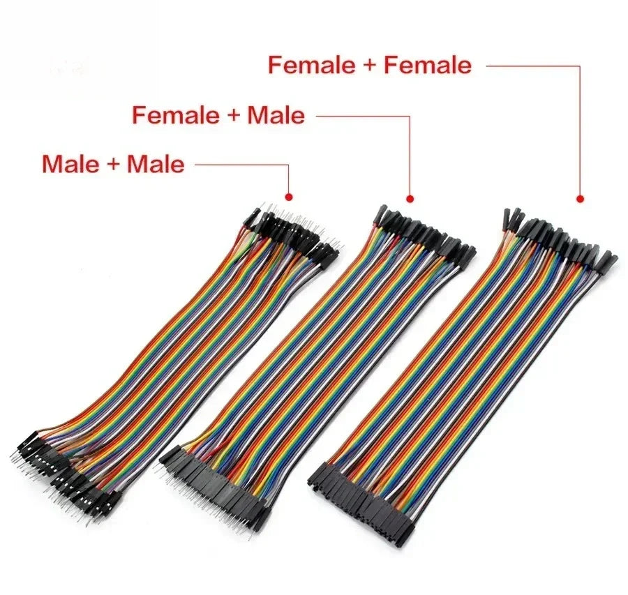 20Pin Dupont Line Male To Male Female To Female Male To FeMale Jumper Wire Cable 10cm 20cm 30cm for Arduino DIY KIT