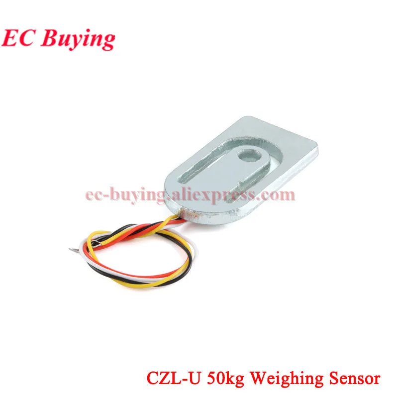 Electronic Scale Aluminum Alloy Weighing Sensor Load Cell 1kg 5kg 10kg 20kg 40kg 50kg HX711 AD Module for Kitchen CZL-611RD 611P