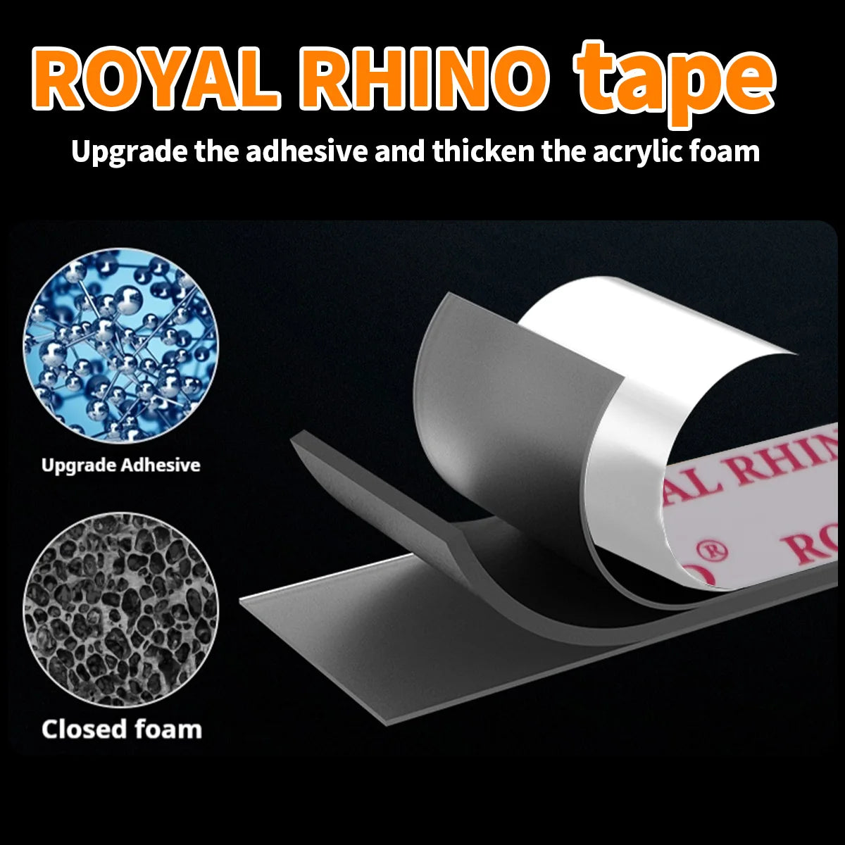 450CM Extra Strong Double Sided Tape Adhesive Car Special Tear Off Without Leaving Traces High Viscosity Mounting Fixing Sticky