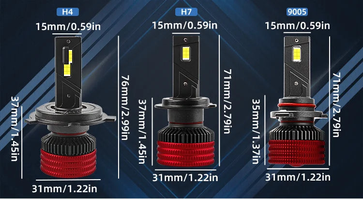 K11 K12 H11 H8  LED Fog Lamps Headlight 110w Ultra Bright Car Light H4 H7 9005 9012 Canbus Auto Light Bulbs Headlamp