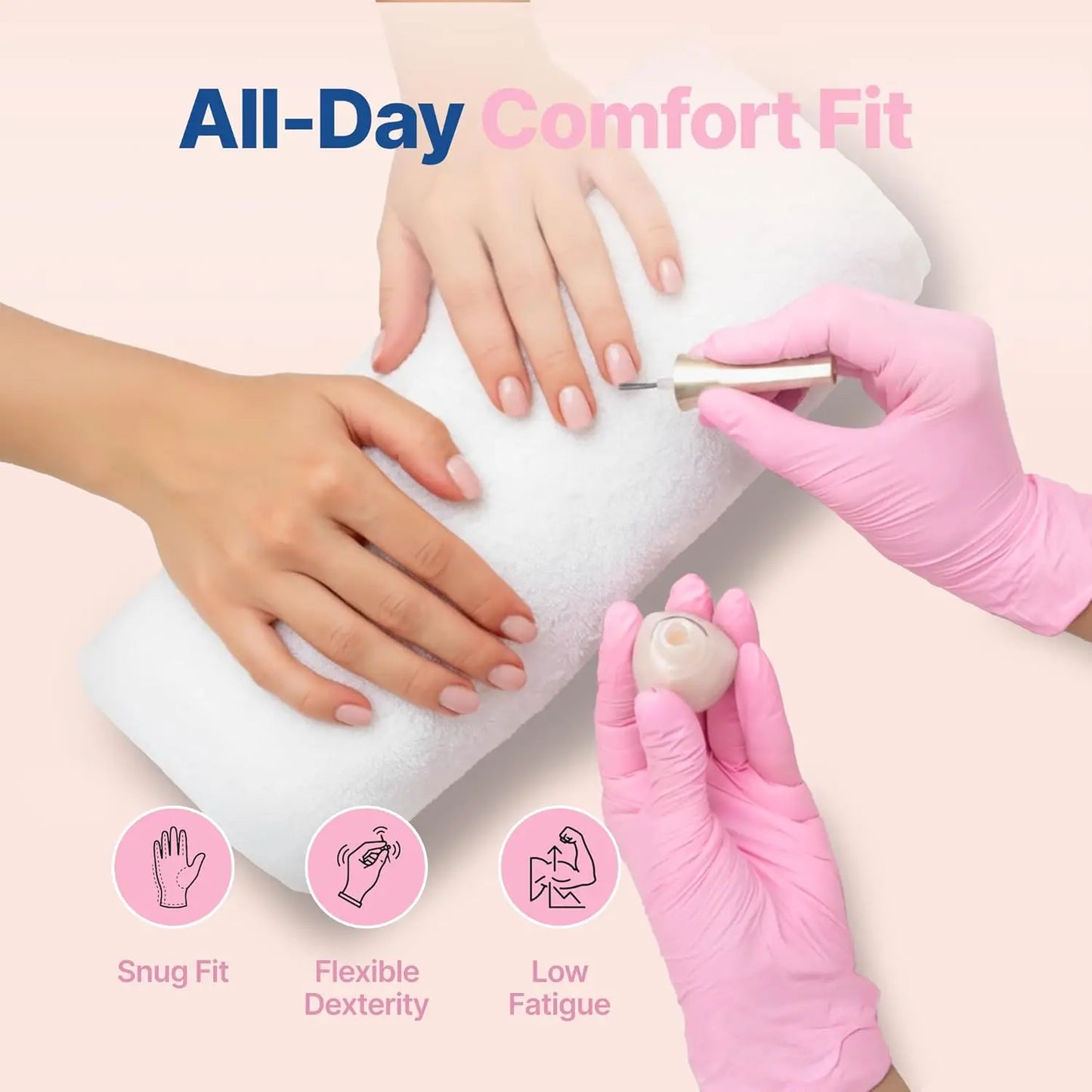 Nitrile Gloves Disposable Black 100PCS,Heavy Duty Work Gloves for Kitchen,Cleaning,Workshop-A Practical Valentine's DayEssential